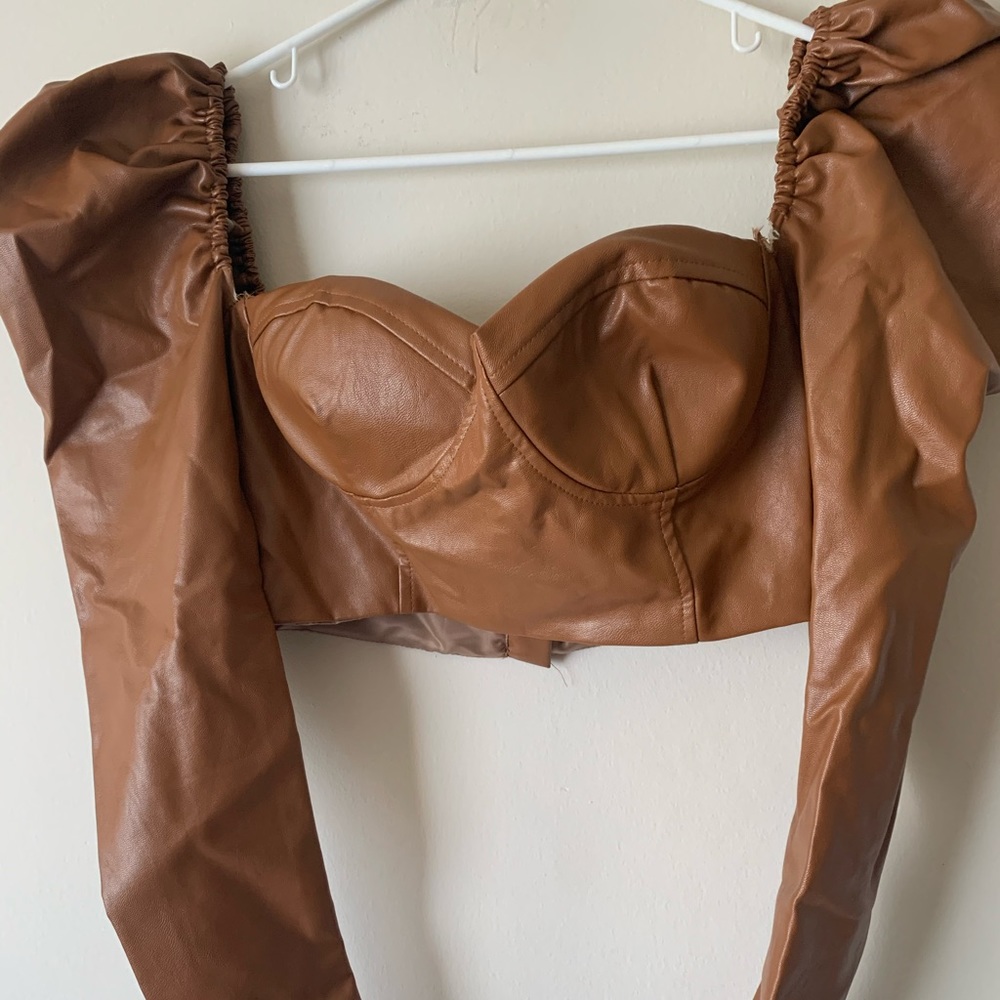 Stunning Leather Top Piece